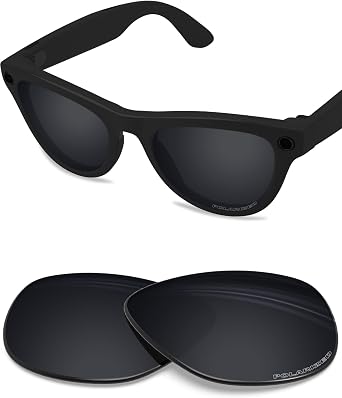 BLAZERBUCK Anti-salt Polarized Replacement Lenses Compatible with Ray-Ban Meta Skyler RW4014 Gen 2 52mm AI Glasses