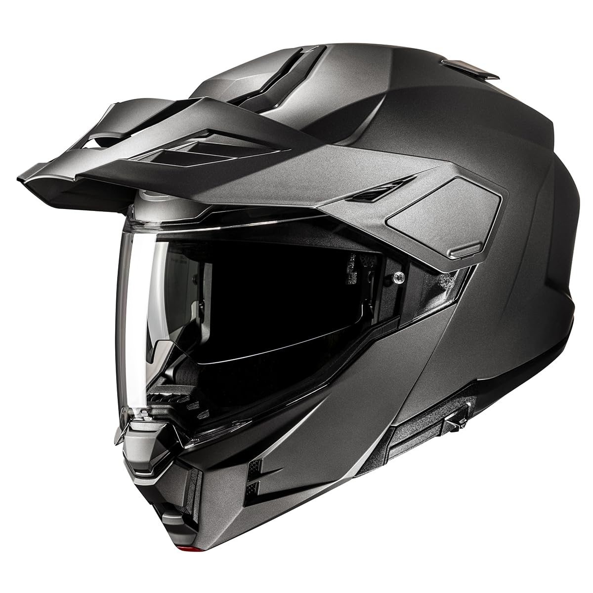 HJC, Casco Moto Modulare i80 UNI Semi Flat Titanium, M