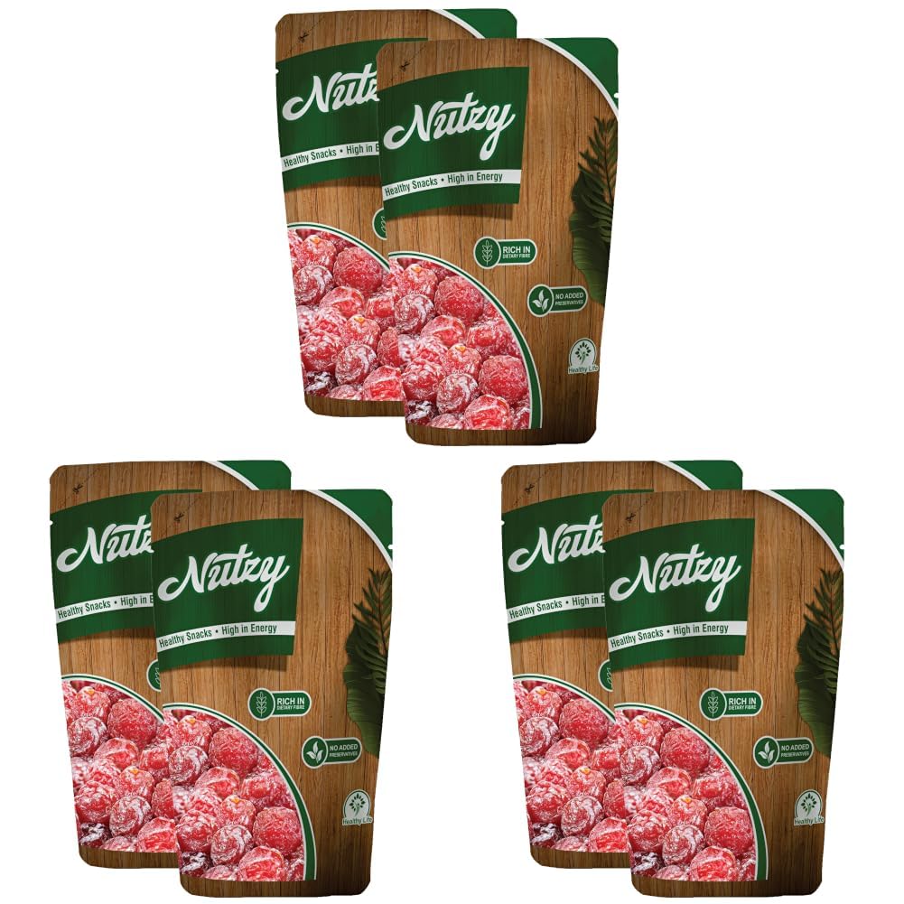 Nutzy Roseberry Plum 400 Grams (200gm X 2) – Tasty, Sweet & Jammy Fruit Snack for Kid's Snacks | Add Into Roti Rolls, Dahi, Milkshakes and Morning or Evening Breakfast | Easy to Use For Cooking Friendly Moms | Give Your Kids as a Candy Treat For anytime | Sweet Roseberries | Rose Plum | Dried Roseberry Candies-image-48