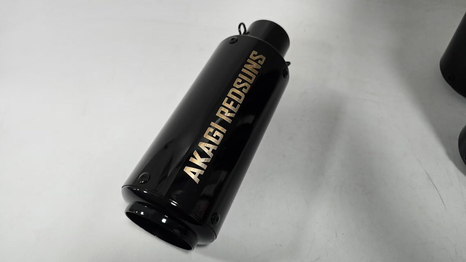 AKAGI REDSUNS Exhaust End Pipe for Motorcycle, 2" Unversal Motorcycle Exhaust End Pipes, Black