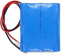 Vista 3 de 11.1v 2600mah 3s1p 18650 Rechargeable Lithium Ion Battery, with Ntc PCB and Connector