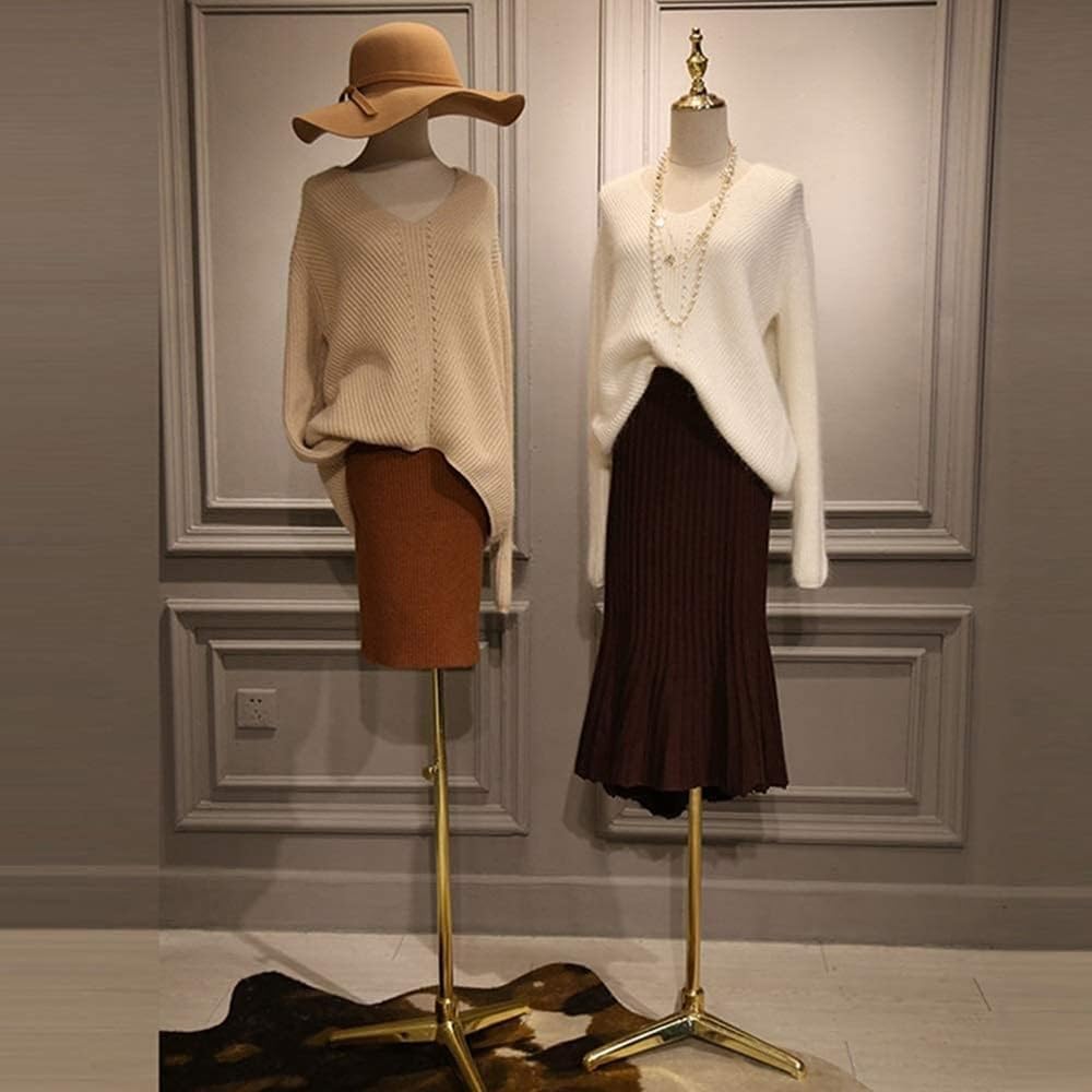 Soporte de maniquí ajustable con ruedas, base de trípode móvil para formas de vestidos, chupetes de costura, estante de exhibición para tienda de ropa