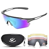 Cycling Glasses, TR90 Unbreakable Frame Polarized Anti-UV400 Sports Sunglasses