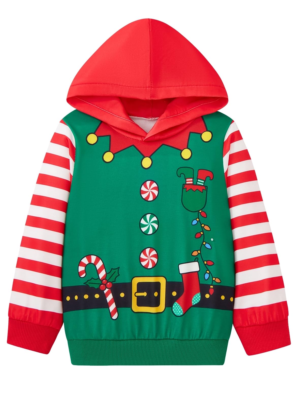 Toddler Boy Hoodie Cartoon Graphic Fall Clothes Kids Cute Sweatshirts With Kangaroo Pocket 2-8T