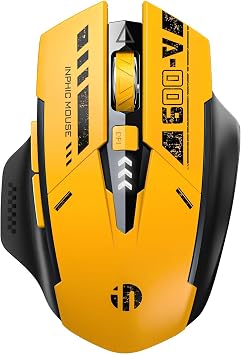 INPHIC A9 Wireless Gaming Mouse, Rechargeable, 12800 DPI, RGB Light