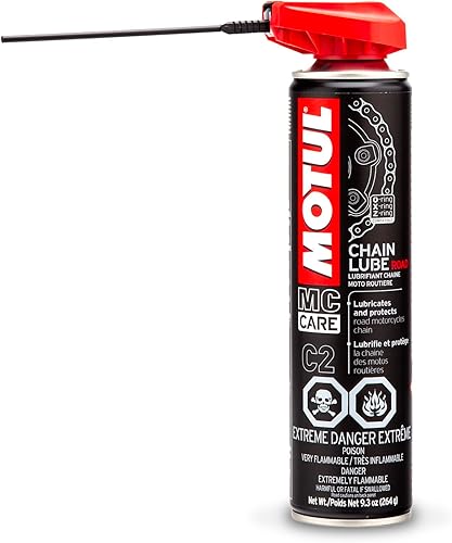 Miniatura 4 de Motul 103244 C2 Cadena Lube Road, 9.3 oz, Negro