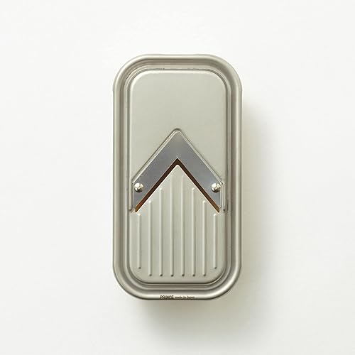 Miniatura 4 de Juego de mini rebanador y rallador japonés, mandolina, acero inoxidable, fabricado en Sanjo, Japón, plata