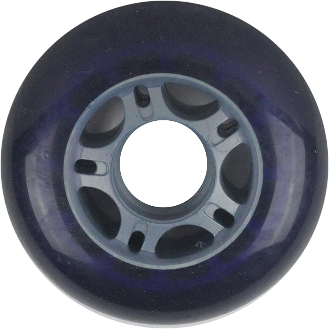 Player's Choice Inline Skate Wheel Multi Use 76mm 80A Navy Grey Indoor/Outdoor (Single)
