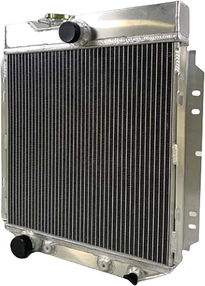 3 Rows Full Aluminum Radiator for 1966-1977 Ford Bronco 6 Cylinder Engine 2.8L AT CU6677