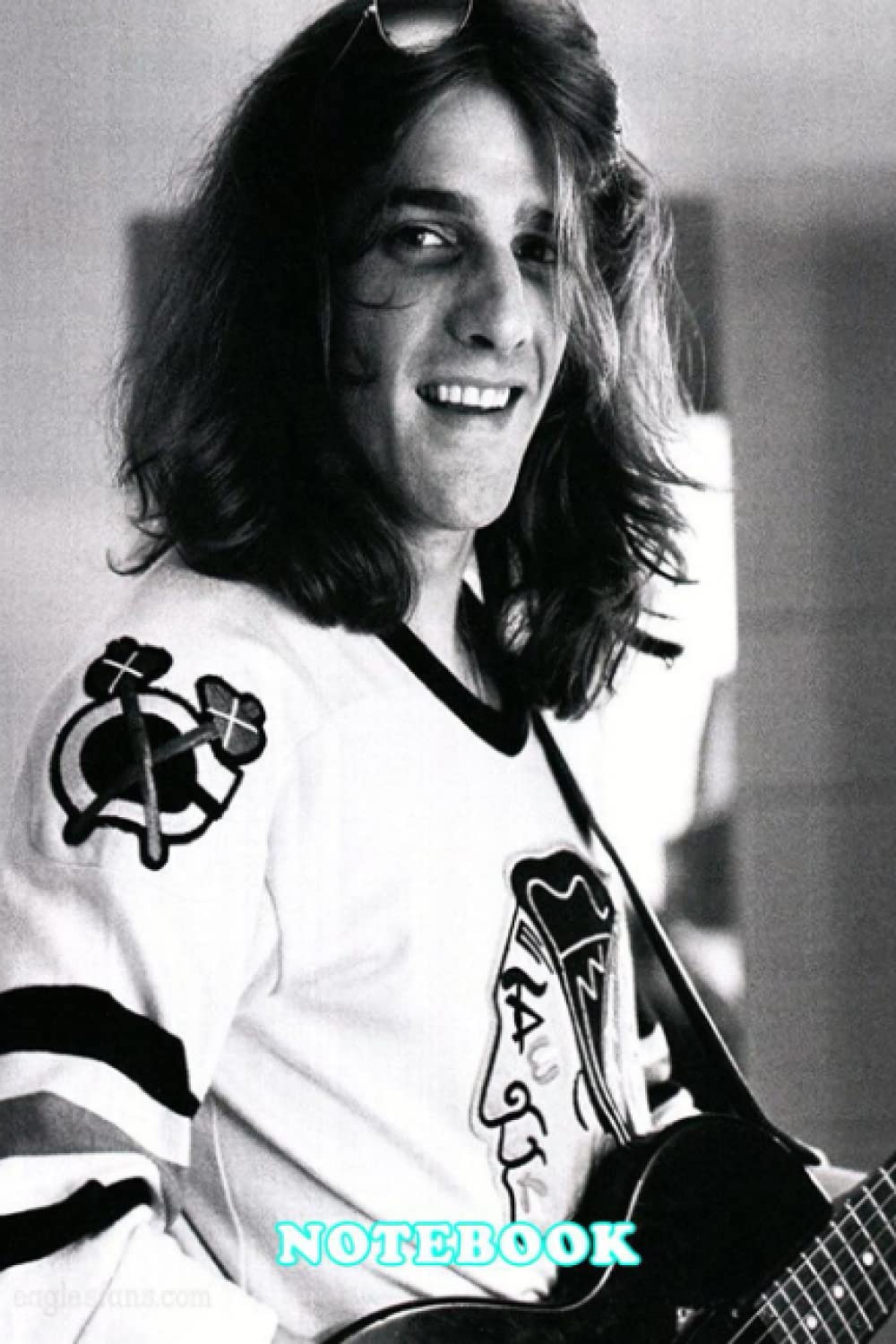 Notebook : Glenn Frey Eagles Rock band Notebook 100 pages | Collage Lined Pages Journal | Thankgiving Notebook | Diary For Students, Teens, and Kids #273