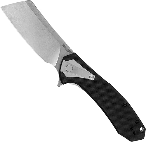 Miniatura 6 de Kershaw Outlier, cuchillo de bolsillo plegable estilo karambit táctico y cuchillo de bolsillo con soporte, hoja de 3.4 pulgadas, apertura asistida