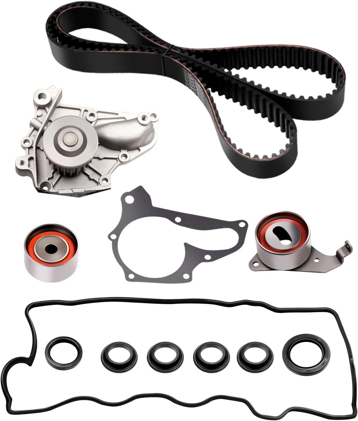 SCITOO Timing Belt Water Pump Kit With Fits 1987-2001 for Toyota Camry 1986-1999 for Toyota Celica 1991-1994 for Toyota MR2 1996-2000 for Toyota for RAV4 1999-2001 for Toyota Solara TBK138