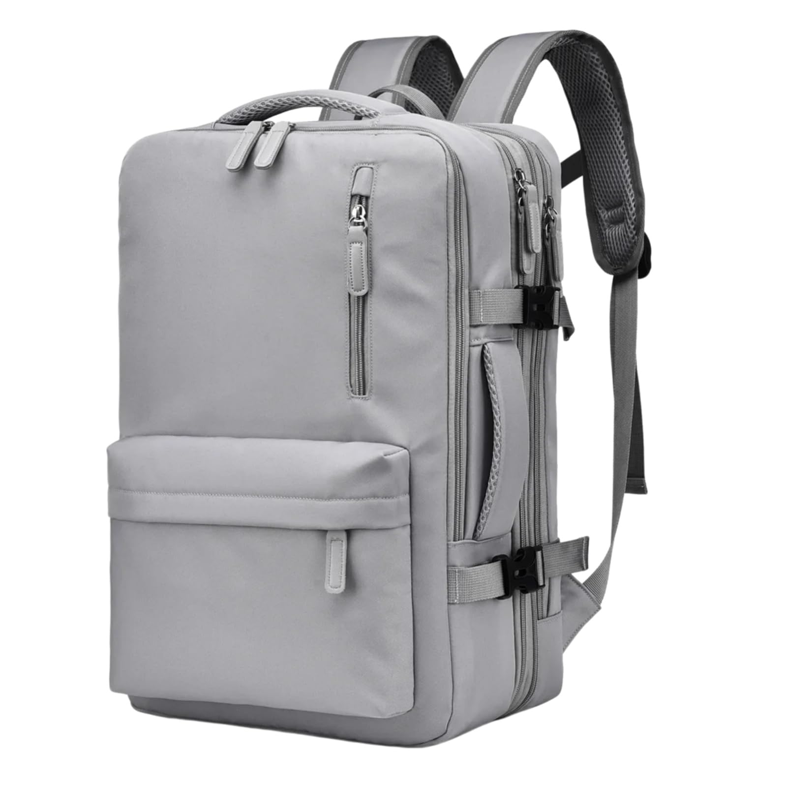 Zaino 40x30x20 della Cabina Dell'aereo, Borsa di Viaggio del Portatile Grande capacità con Compartimenti Stoccaggio Multipli-Grey