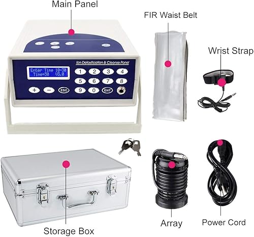 Miniatura 6 de iMeshbean Ionic Ion Detox Foot Bath Aqua Spa Cleanse Machine Mejor regalo de Navidad Día de Acción de Gracias