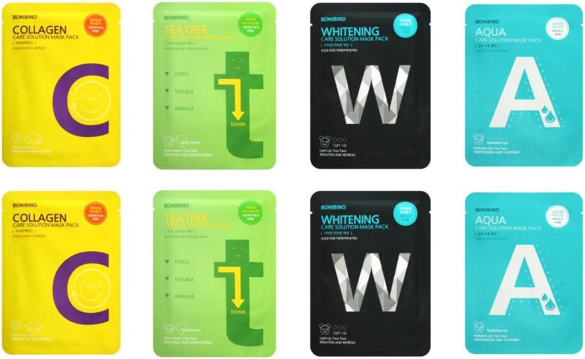 Bonibino Care Solution Mask Pack of 8