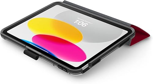 Vista 19 de OtterBox Symmetry Folio Series - Funda para iPad (A16) y iPad de 10ª generación, diseño de noche costera (transparente/negro/azul), diseño ultra