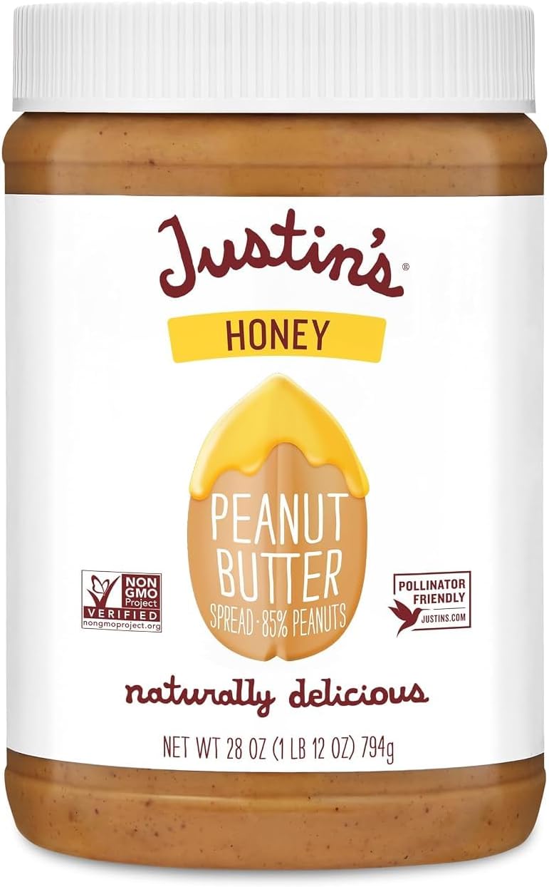Justin's Classic Creamy Honey Peanut Butter Spread - 16 oz Jar
