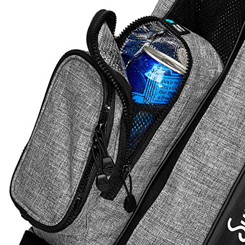Sunday Golf Loma Bag – Holds 5 to 7 Clubs – Ultra Lightweight Sunday Carry Bag with Strap Stand – Golf Stand Bag for The Driving Range, Par 3 and Pitch n Putt Courses, 31 Inches Tall - Thumbnail 5