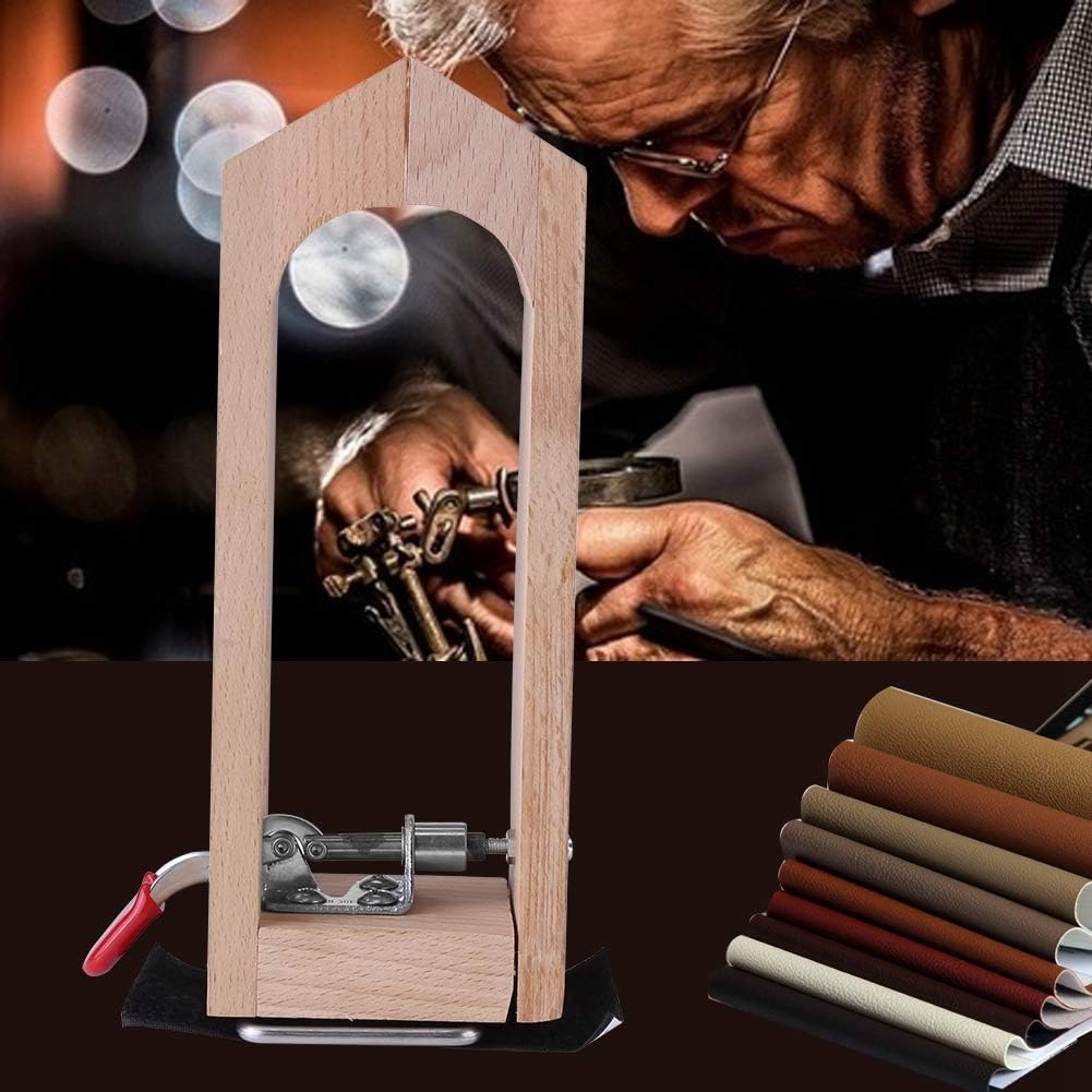 Leather Clamp, Leather Stitching Horse Clamp for DIY Hand Leather Working Tools
