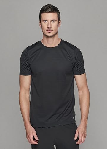 Miniatura 5 de RBX Active - Camiseta de manga corta con cuello redondo para hombre