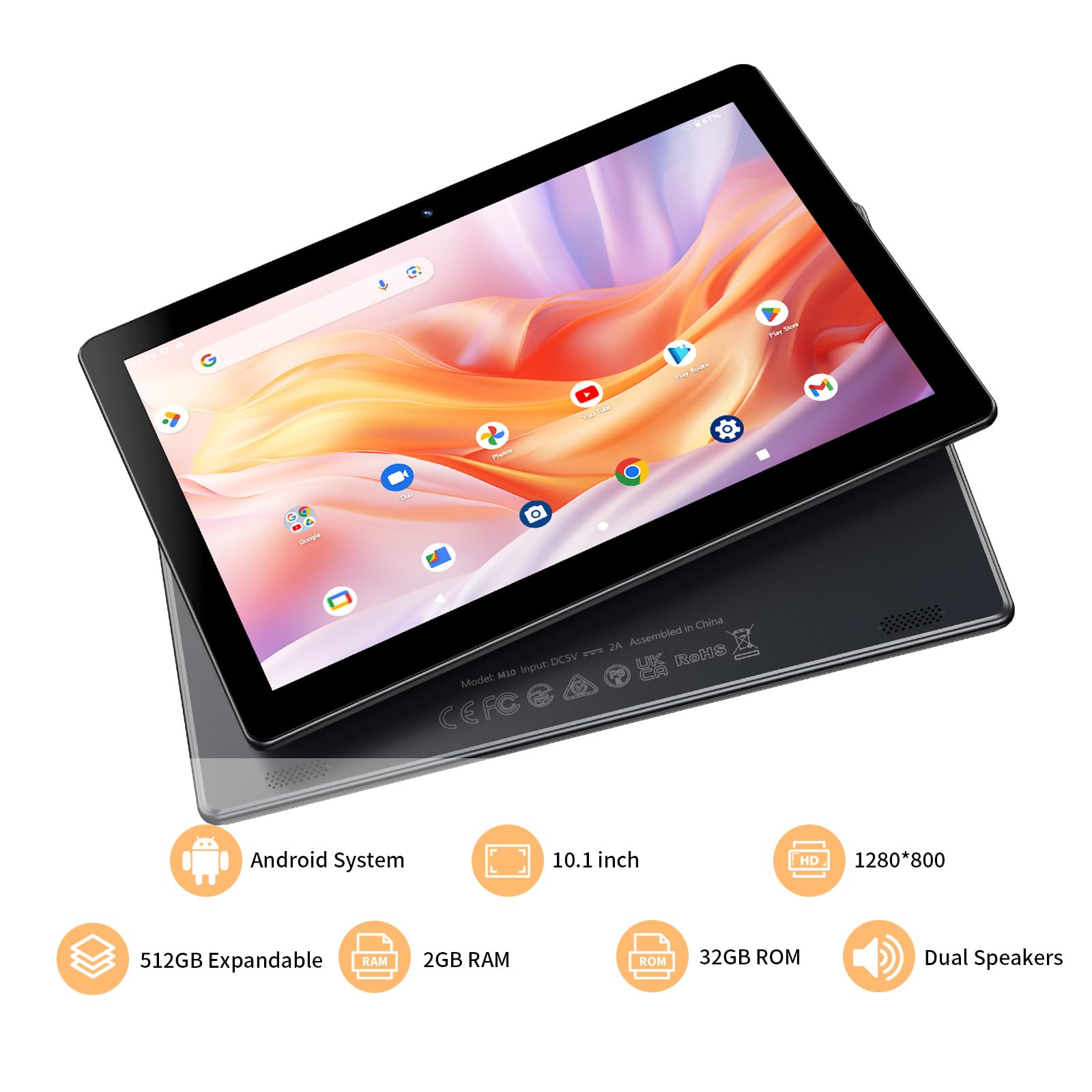 Android12 タブレット 10インチ 12GB RAM+512GB ROM Android12 タブレット 10インチ 12GB RAM+512GB ROM Amazon.com