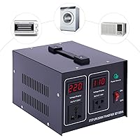 Vista 3 de Convertidor de transformador de voltaje de 500 vatios, conversión de subida/baja de 110-120 voltios a 220-240 voltios y de 220-240 voltios a 110-120