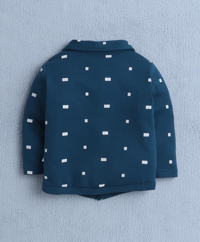 BUMZEE Peb9937 Boys' Long Sleeve Top with Suspenders and Hat Set