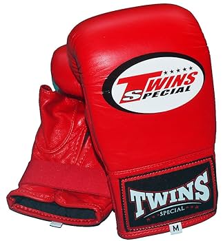 Amazon | TWINS ツインズ 本革製 パンチンググローブ レッド
