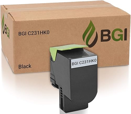 BGI - Tóner de repuesto compatible para Lexmark C2325dw MC2325adw C2325 C2425dw MC2425adw C2535dw MC2535adwe MC2640adwe Tinta de tóner  C231HK0