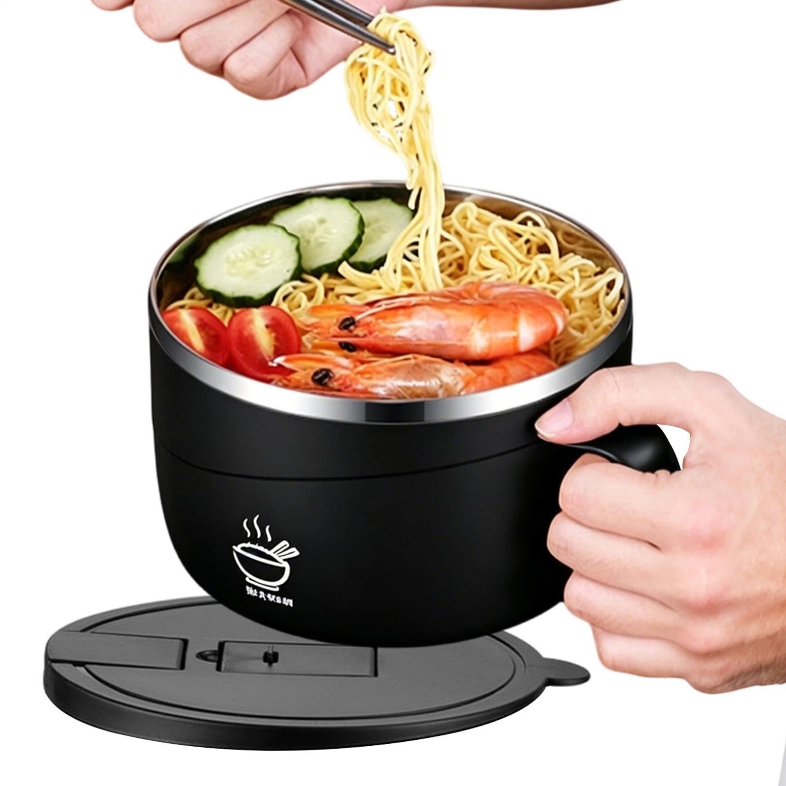 Noodle Bowl with Draining Hole Anti-Scald Large Dish