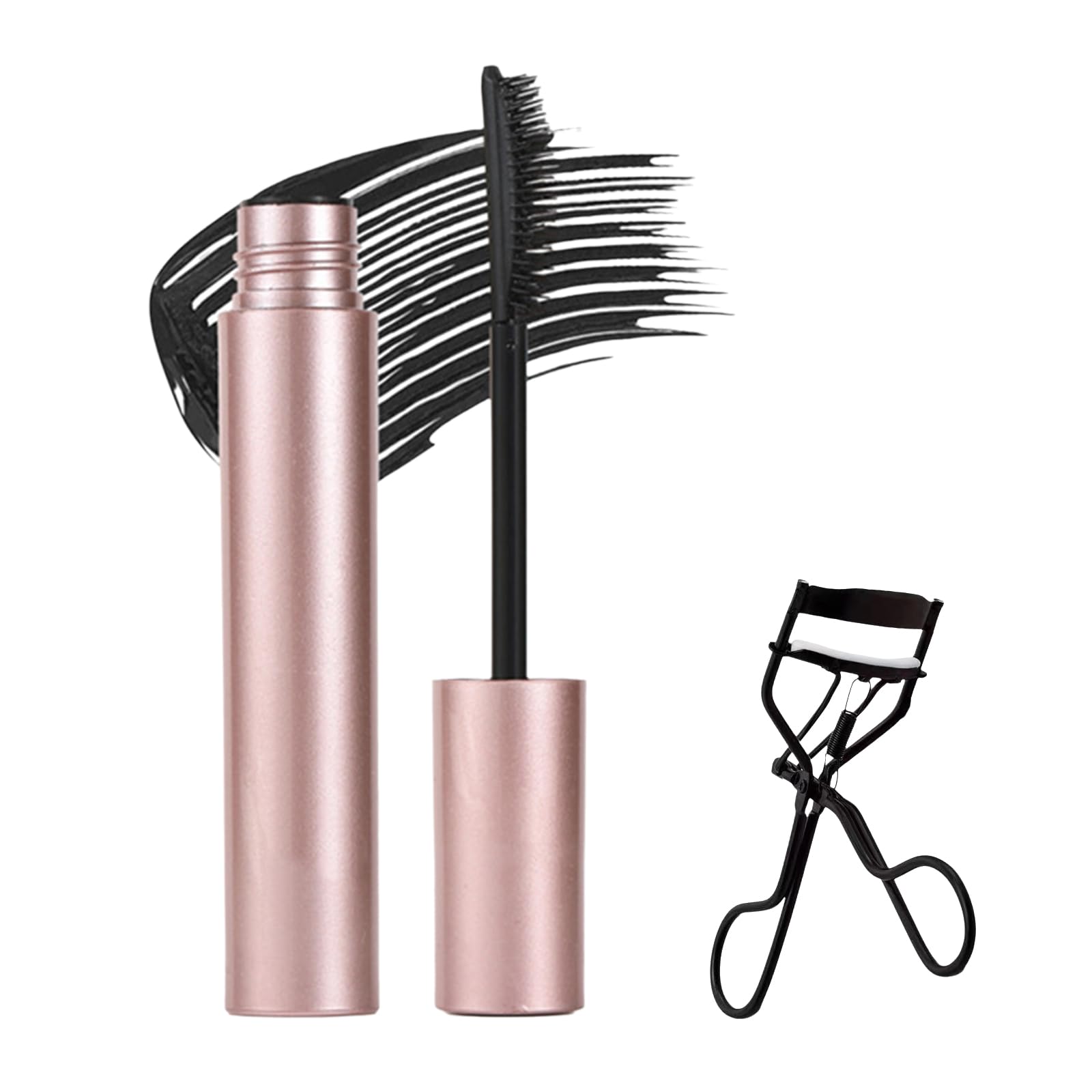 Tubing Mascaras Black & Brown for Lash Makeup, Natural Defining Curling Eyelashes, Waterproof Volume and Length, No Smudging, No Clumping (Black,