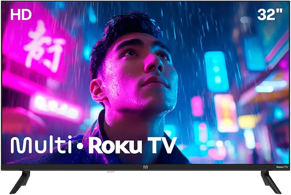 Smart TV DLED 32 HD Multi Essencial Roku 3HDMI 2USB Wi-Fi