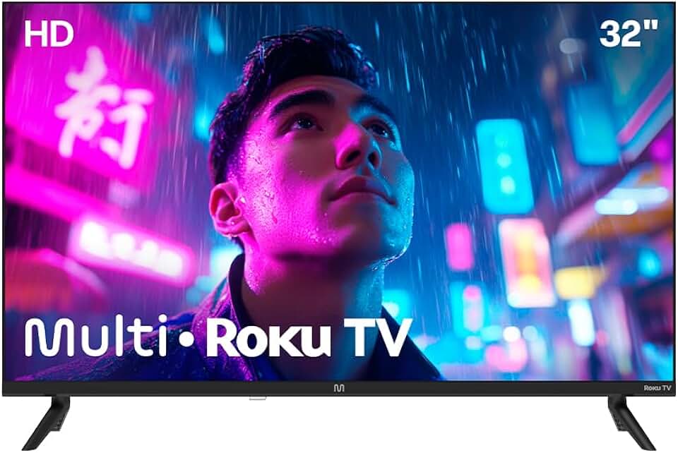 Smart TV DLED 32 HD Multi Essencial Roku 3HDMI 2USB Wi-Fi