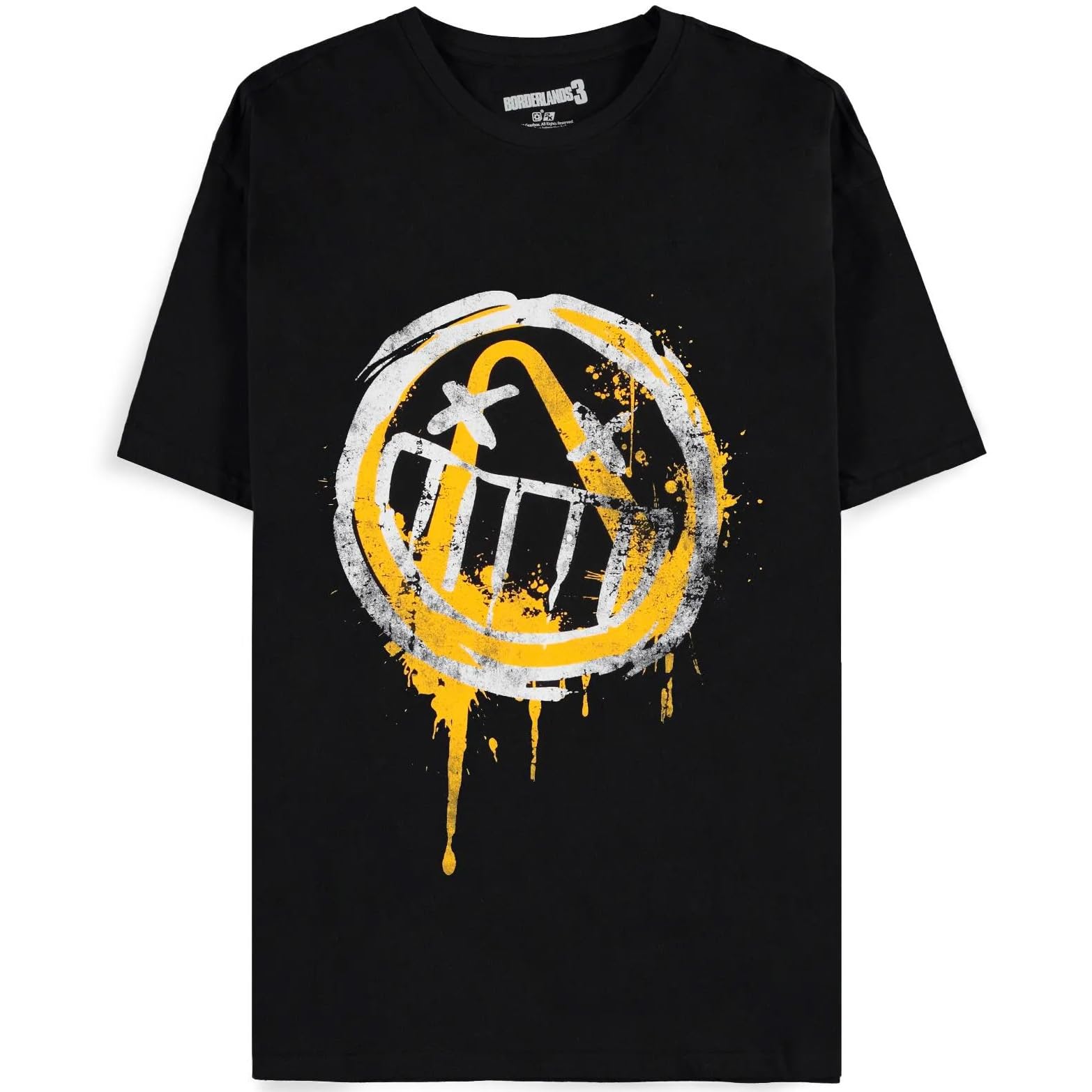 Borderlands 3 - Punk Smiley Men's Short-Sleeved T-Shirt, black, XXL