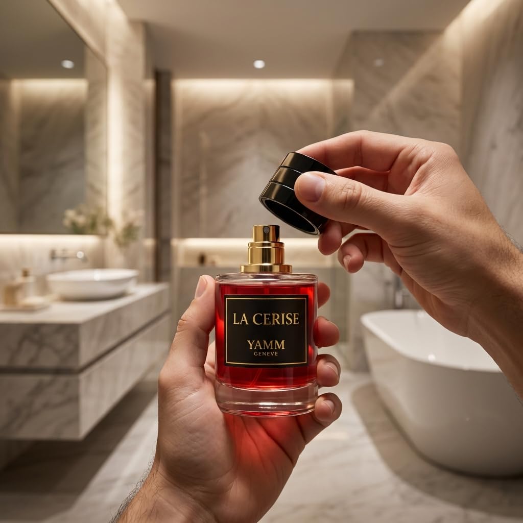 La Cerise Extracto de Perfume 50 ml – Perfume Unisex con Cereza Negra y Almendra Amarga – Fragancia Gourmand, Dulce y Amaderada – Larga Duración 18h