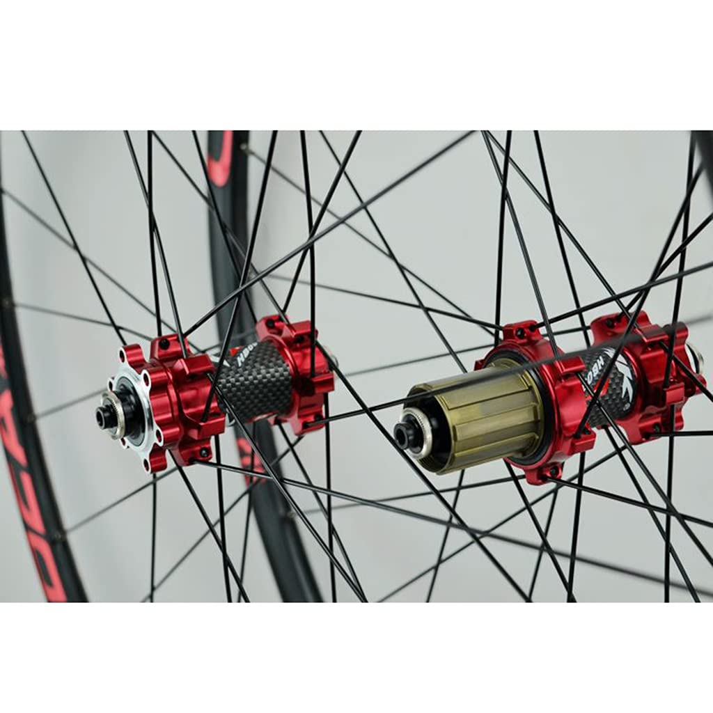 ZFF Mountain Bike Ruote 26/27,5/29 Pollici, Lega di Alluminio Rim Freno A Disco Ruote MTB, Rilascio Rapido Davanti Posteriore Ruote per Bici 7 8 9 10 11 12 velocità Cassetta Ruota Libera