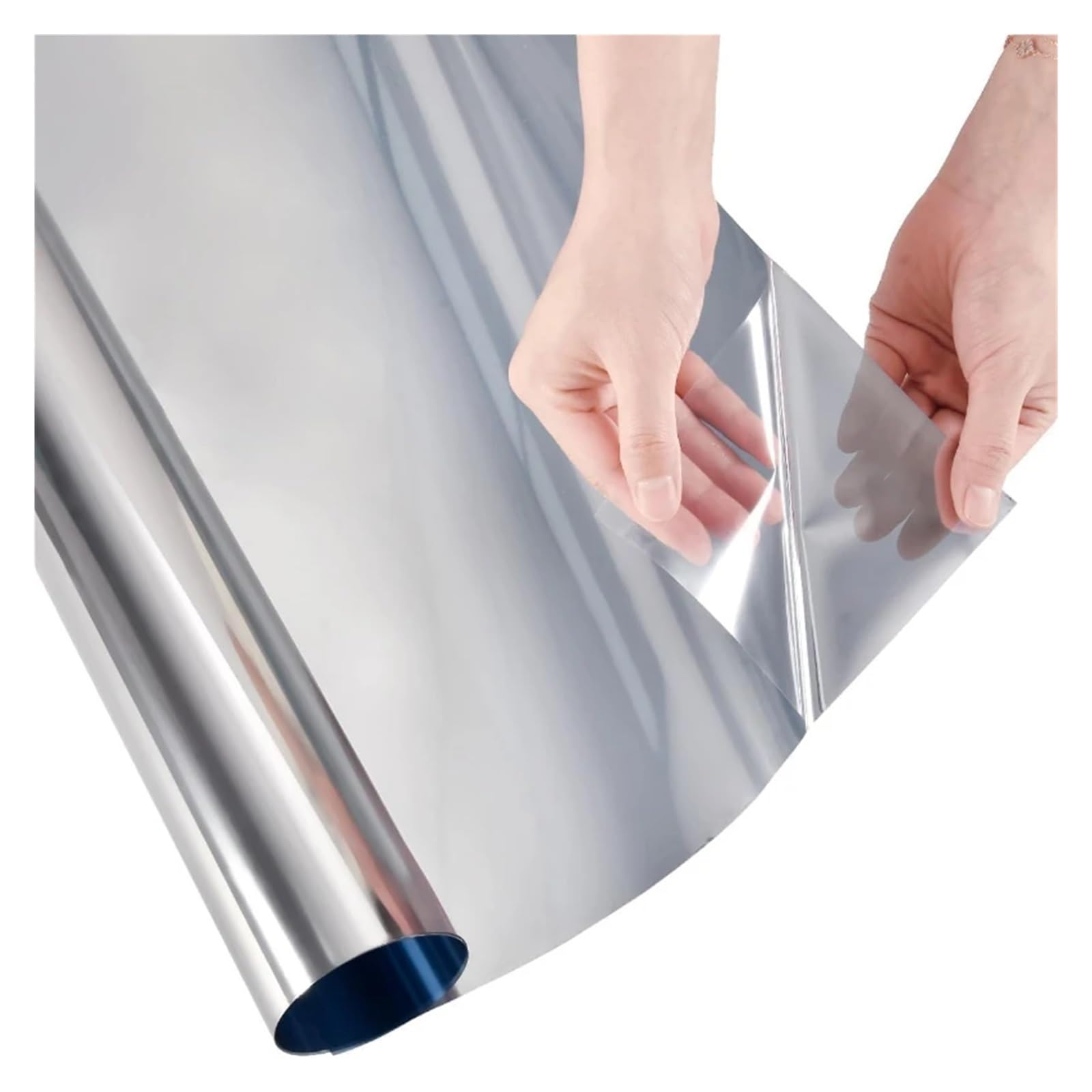 Reflective Window Film Window Privacy Film One Way Daytime Privacy Static Cling Sun Blocking Anti Reflective Mirror Window Tint For Home And Office(60x600cm)