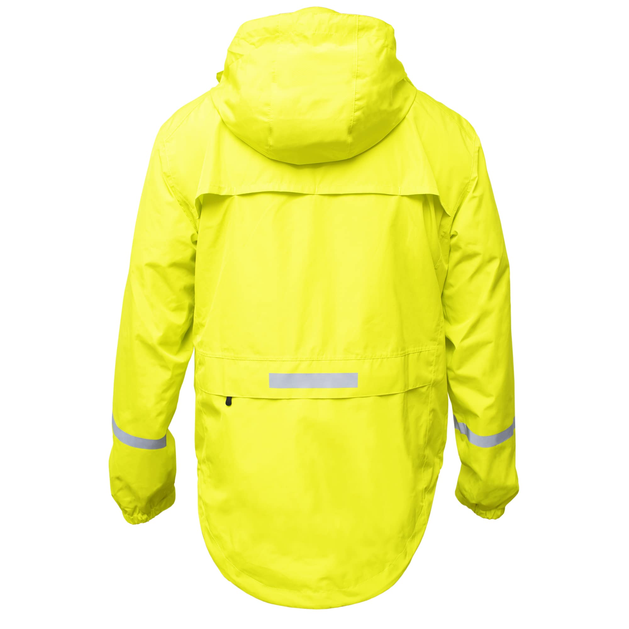 Rainrider Chubasquero para bicicleta, reflectante, impermeable, resistente al viento y transpirable, unisex para correr y senderismo