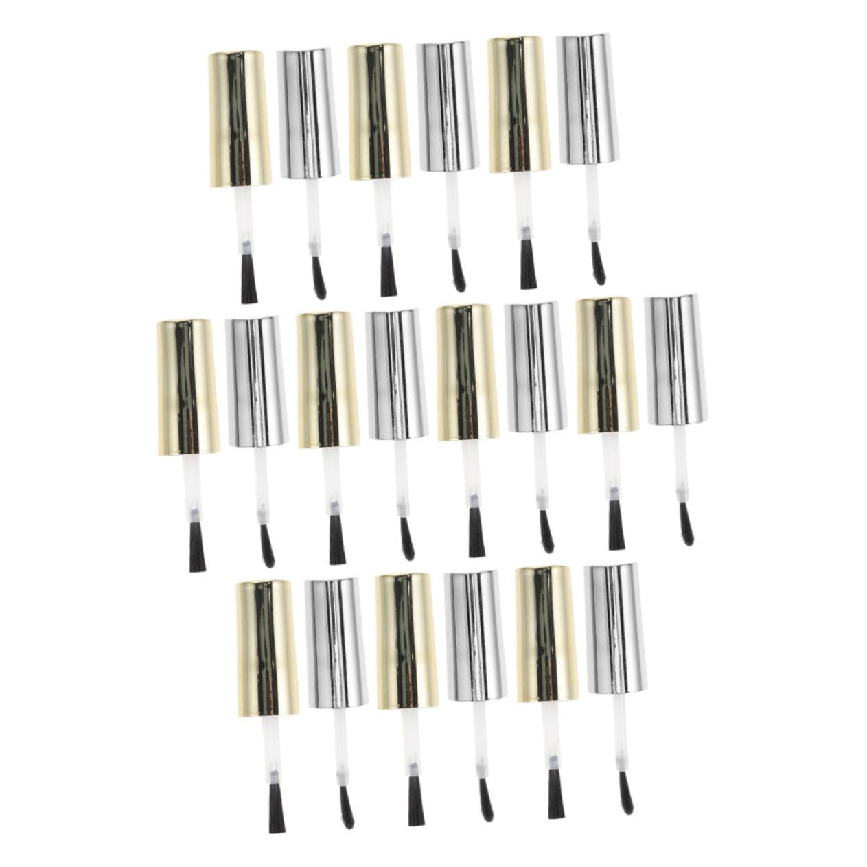 Beaupretty 80piezas De Esmalte Pinceles Para Botellas De Uñas Reemplazo De Accesorios Para Manicura y Nail Art