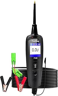 P100 Power Circuit Tester, 12V 24V Automotive Circuit Probe with AC DC Multimeter Electrical Diagnostic Tool, Activate Vehicle Component, Diode Tester Voltage Detector