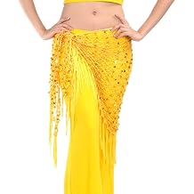 Belly Dance Hip Scarf, Egyptian Triangle Shawl, Christmas Git Idea