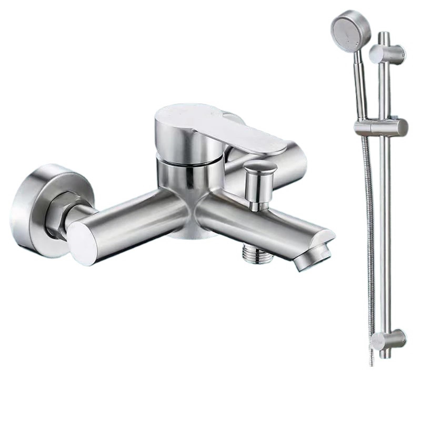Robinet de baignoire mural anti-corrosion avec valve dissimulée contre les fuites