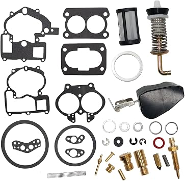 Carburetor Repair Rebuild Kit Fit for 3.0L 4.3L 5.0L 5.7L Boat