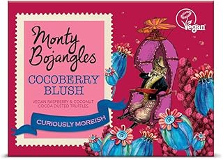 Monty Bojangles Cocoberry Blush Vegan Dusted Trüffles Cube 100g