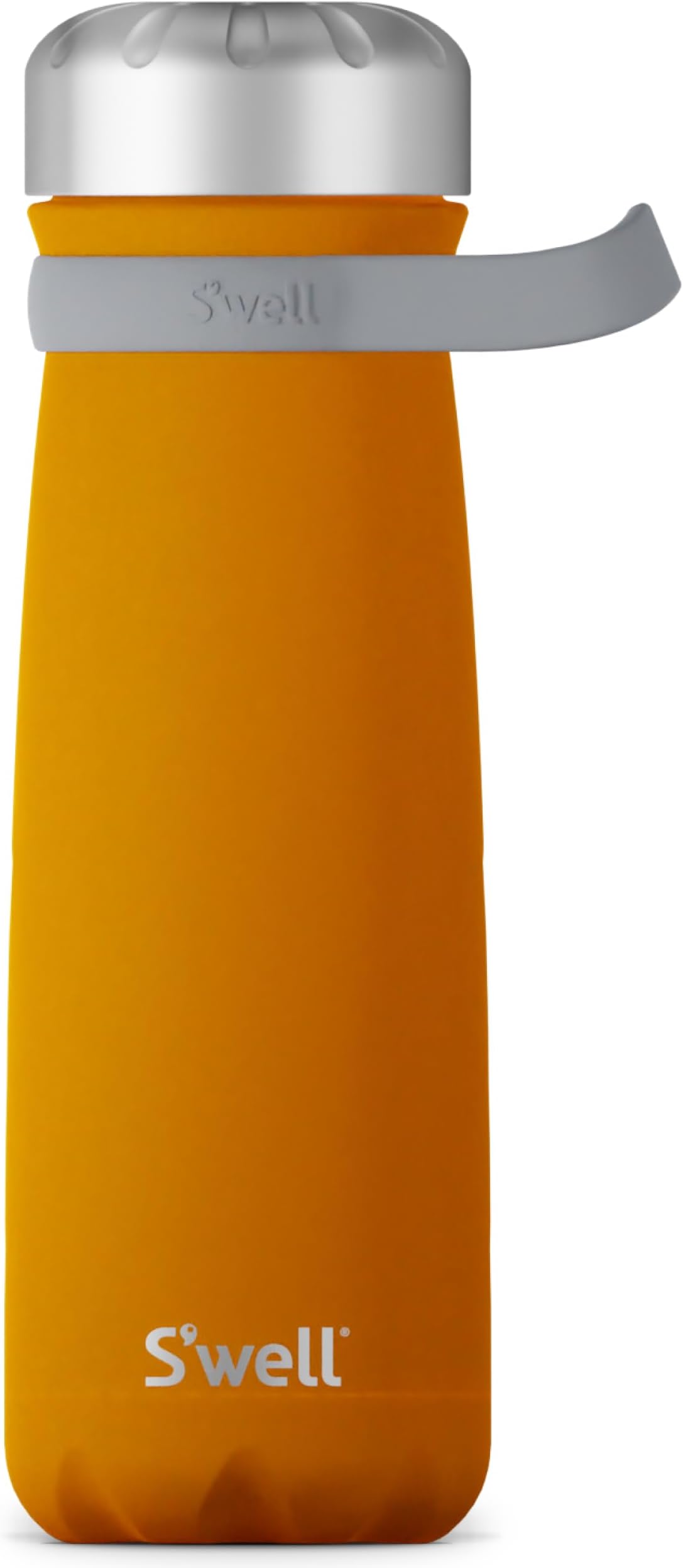 S'wellStainless Steel Traveler With Handle, 24oz, Golden Hour, Triple Layered Vacuum Insulated Containers Keeps Drinks Cold for 40 Hours and Hot for 16, BPA Free, Easy Carrying On the Go