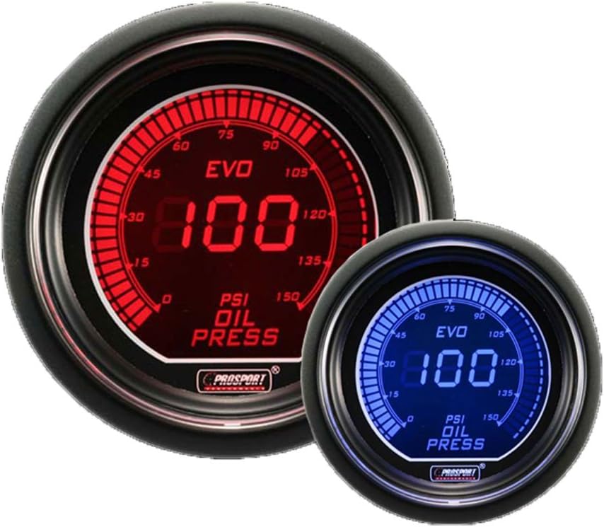PROSPORT216EVOEOP.PSI Oil Pressure Electric Digital Display W/Premium Sender