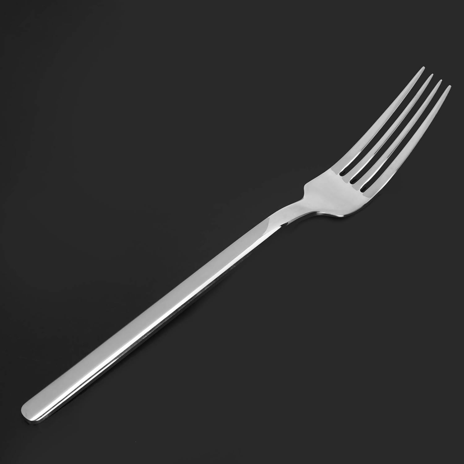 Stainless Steel Fork Set, Premium Dinner Forks with Thickened Round Design and Mirror Polishing for Elegant Dining