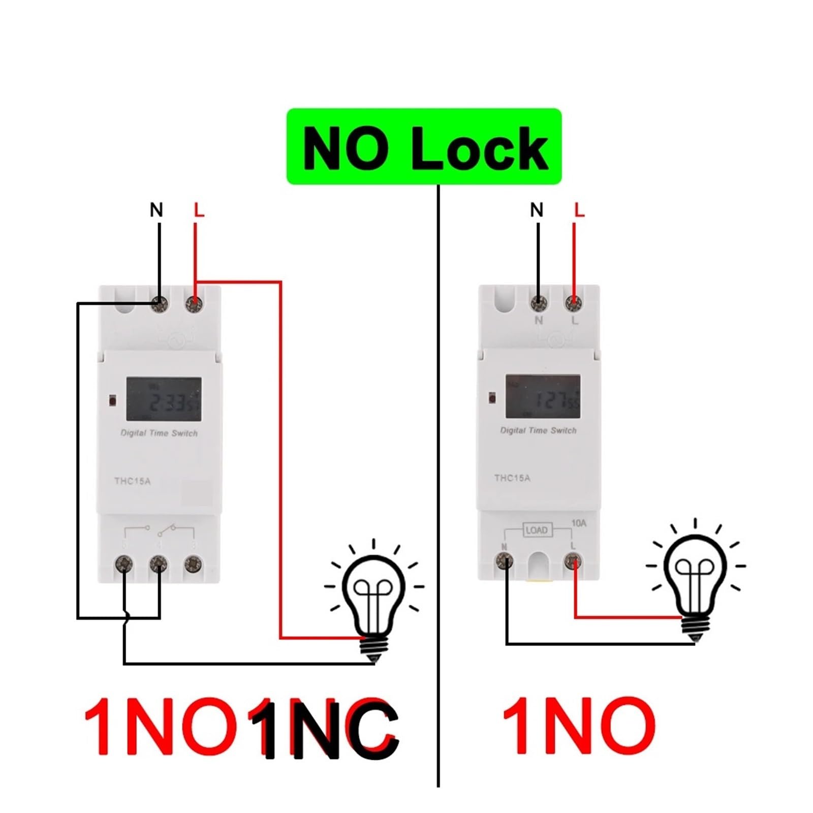 THC15A Typ szyny din 2 przewody tygodniowe 7 dni programowalny cyfrowy przełącznik czasowy przekaźnik czasowy sterowanie AC 12V 24V 48V 220V 230V (1NO 24V)