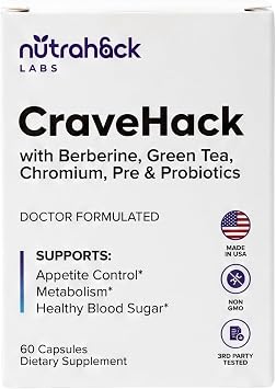 GLP-1 Supplement for Women and Men | Hunger & Metabolism Support - Expert Formulated to Support GLP1 | Probiotic and Prebiotic 60 Capsules