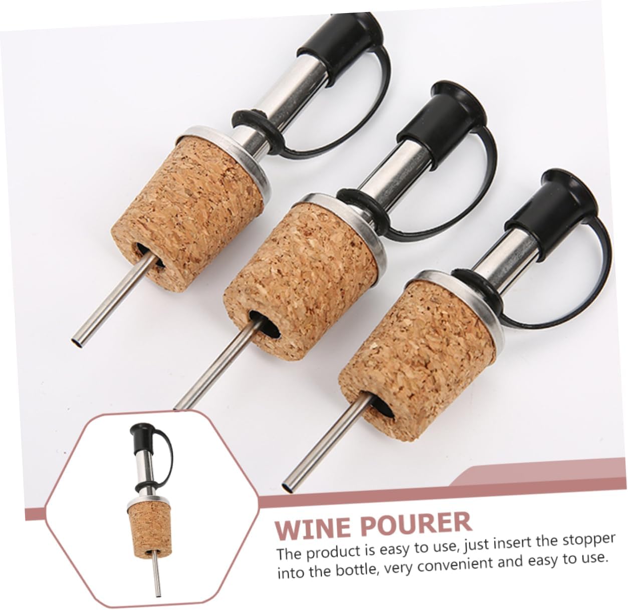 16pcs Multi-function Wine Pourer and Household Liquor Bottle Stopper Reusable Cork Wine Spout for Easy Serving for Parties and Gatherings